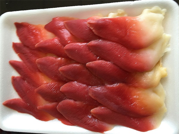 日式急冻寿司熟北寄贝切片